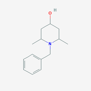 molecular formula C14H21NO B6353858 1-Benzyl-2,6-dimethylpiperidin-4-ol CAS No. 1171815-19-2