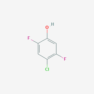 molecular formula C6H3ClF2O B6353880 4-Chloro-2,5-difluorophenol CAS No. 2268-02-2