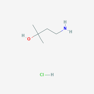 molecular formula C5H14ClNO B6353882 4-Amino-2-methylbutan-2-ol hydrochloride CAS No. 20213-86-9