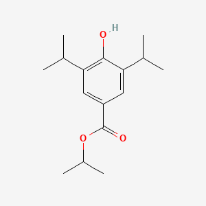 molecular formula C16H24O3 B6353917 Isopropyl 4-hydroxy-3,5-diisopropylbenzoate CAS No. 2095678-97-8
