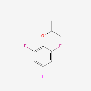 molecular formula C9H9F2IO B6353942 1,3-二氟-5-碘-2-异丙氧基苯 CAS No. 1826110-23-9