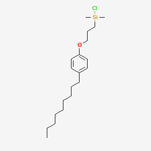 molecular formula C20H35ClOSi B6353972 (4-Nonylphenoxypropyl)dimethylchlorosilane CAS No. 1274904-19-6
