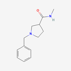 molecular formula C13H18N2O B6354010 1-Benzylpyrrolidine-3-carboxylic acid methylamide CAS No. 889944-81-4