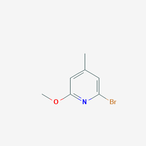 molecular formula C7H8BrNO B6354115 2-Bromo-6-methoxy-4-methylpyridine CAS No. 1256807-52-9
