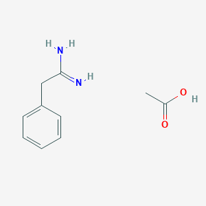 molecular formula C10H14N2O2 B6354121 2-Phenyl-acetamidine HOAc CAS No. 1163706-81-7