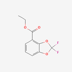 2,2-Difluoro-benzo[1,3]dioxole-4-carboxylic acid ethyl ester, 97%