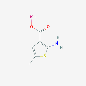 molecular formula C6H6KNO2S B6354263 2-Amino-5-methylthiophene-3-carboxylic acid potassium salt CAS No. 1222786-67-5