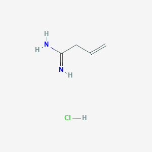 molecular formula C4H9ClN2 B6354314 Vinylacetamidine hydrochloride CAS No. 1171533-73-5