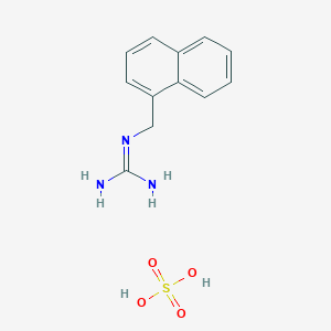 molecular formula C12H15N3O4S B6354320 (1-Naphthylmethyl)guanidine 1/2H2SO4 CAS No. 5696-79-7