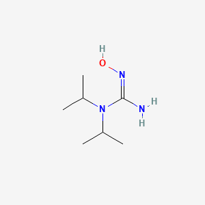 molecular formula C7H17N3O B6354354 N,N,N-Amidoximodi(iso-propyl)amine CAS No. 903094-79-1