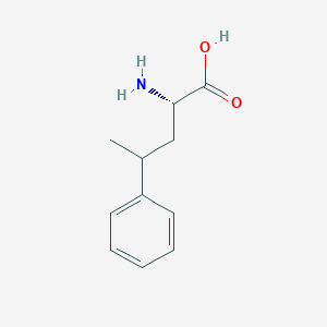 molecular formula C11H15NO2 B6354363 (S)-2-Amino-4-phenyl-pentanoic acid CAS No. 1212477-06-9