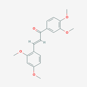 molecular formula C19H20O5 B6354397 (2E)-3-(2,4-Dimethoxyphenyl)-1-(3,4-dimethoxyphenyl)prop-2-en-1-one CAS No. 356543-04-9