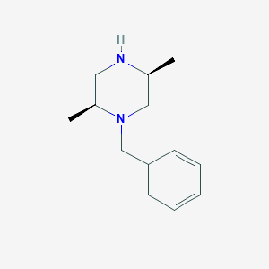 molecular formula C13H20N2 B6354424 (2S,5S)-1-Benzyl-2,5-dimethyl-piperazine CAS No. 745031-35-0