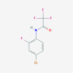 N-(4-Bromo-2-fluorophenyl)-2,2,2-trifluoro-acetamide, 99%