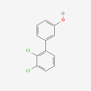 molecular formula C12H8Cl2O B6354517 3-(2,3-Dichlorophenyl)phenol, 95% CAS No. 14962-33-5