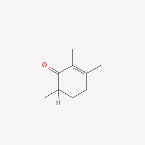molecular formula C9H14O B6354539 2,3,6-三甲基-2-环己烯-1-酮 CAS No. 20030-29-9