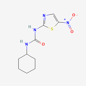 N-cyclohexyl-N'-(5-nitro-1,3-thiazol-2-yl)urea