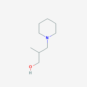 molecular formula C9H19NO B6354685 2-Methyl-3-(1-piperidinyl)-1-propanol;  95% CAS No. 62101-67-1
