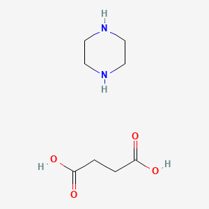 molecular formula C8H16N2O4 B6354695 哌嗪琥珀酸盐 CAS No. 14396-13-5