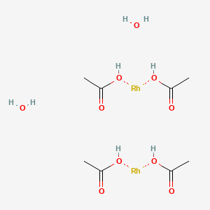 molecular formula C8H20O10Rh2 B6354753 Rhodium(II) acetate dimer dihydrate, 98% CAS No. 917499-87-7