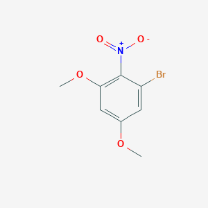 molecular formula C8H8BrNO4 B6354769 1-Bromo-3,5-dimethoxy-2-nitrobenzene CAS No. 1379358-18-5
