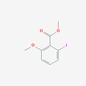 molecular formula C9H9IO3 B6354903 2-碘-6-甲氧基苯甲酸甲酯 CAS No. 1379337-67-3