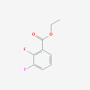 molecular formula C9H8FIO2 B6354907 2-氟-3-碘苯甲酸乙酯 CAS No. 1260674-59-6