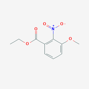 B6354934 3-Methoxy-2-nitro-benzoic acid ethyl ester, 97% CAS No. 10573-02-1