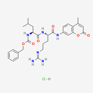 molecular formula C30H39ClN6O6 B6355016 Z-Leu-Arg-AMC hydrochloride CAS No. 210816-33-4