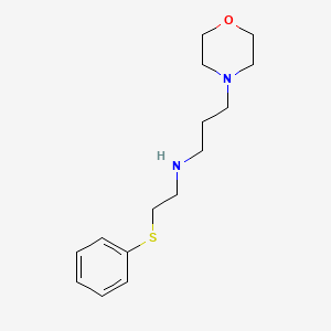 molecular formula C15H24N2OS B6355025 3-吗啉代-N-(2-(苯硫基)乙基)丙-1-胺 CAS No. 1500636-48-5