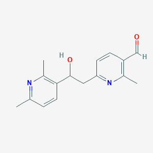 6-[2-(2,6-Dimethyl-pyridin-3-yl)-2-hydroxy-ethyl]-2-methyl-pyridine-3-carbaldehyde