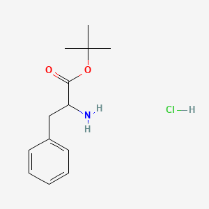 molecular formula C13H20ClNO2 B6355115 H-DL-Phe-OtBu.HCl CAS No. 75898-47-4