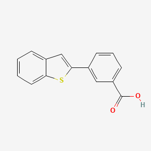 molecular formula C15H10O2S B6355147 3-[Benzo(b)thiophen-2-yl]benzoic acid, 95% CAS No. 1023489-08-8
