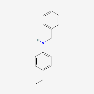 molecular formula C15H17N B6355259 N-Benzyl-4-ethylaniline CAS No. 109240-32-6