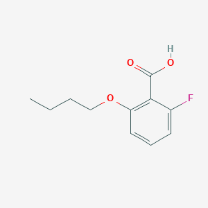 molecular formula C11H13FO3 B6355261 2-Butoxy-6-fluorobenzoic acid CAS No. 1499793-21-3