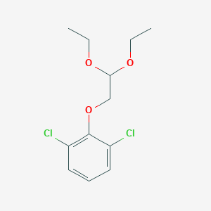 molecular formula C12H16Cl2O3 B063554 1,3-Dichloro-2-(2,2-diethoxyethoxy)benzene CAS No. 175204-48-5