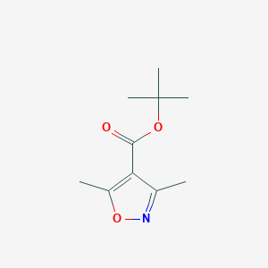 B6355457 tert-Butyl 3,5-dimethylisoxazole-4-carboxylate CAS No. 1499733-15-1