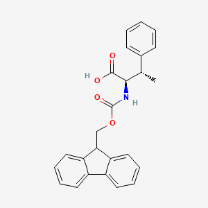 B6355641 (2R,3S)-2-((((9H-Fluoren-9-yl)methoxy)carbonyl)amino)-3-phenylbutanoic acid CAS No. 321524-82-7