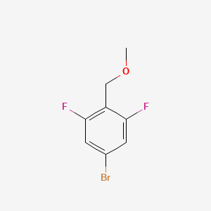 molecular formula C8H7BrF2O B6355721 5-Bromo-1,3-difluoro-2-(methoxymethyl)benzene CAS No. 162744-61-8