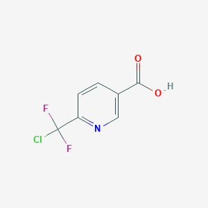6-(Chlorodifluoromethyl)nicotinic acid;  98%