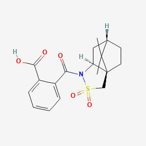 molecular formula C18H21NO5S B6355844 N-(2-Carboxybenzoyl)-(+)-10,2-camphorsultam;  98% CAS No. 1820570-99-7