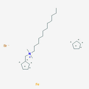 molecular formula C25H42BrFeN B6355845 (Ferrocenylmethyl)dodecyldimethylammonium bromide CAS No. 98778-40-6