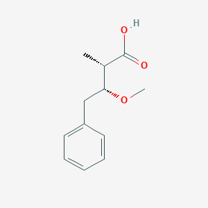 molecular formula C12H16O3 B6355882 erythro-3-Methoxy-2-methyl-4-phenylbutyric acid, 98% CAS No. 833483-97-9