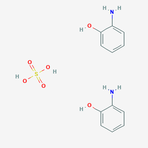 molecular formula C12H16N2O6S B6355891 o-Aminophenol sulfate;  95% CAS No. 67845-79-8
