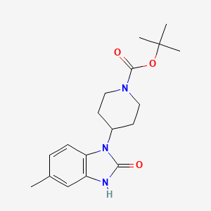 t-Butyl 4-(1,2-dihydro-6-methyl-2-oxobenzo[d]imidazol-3-yl)piperidine-1-carboxylate, 95%