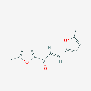 (2E)-1,3-Bis(5-methylfuran-2-yl)prop-2-en-1-one
