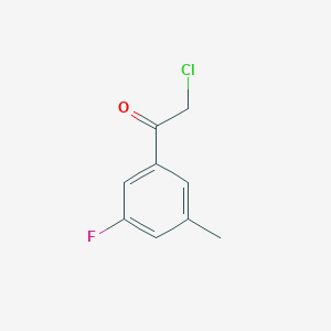 2-Chloro-1-(3-fluoro-5-methyl-phenyl)-ethanone