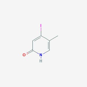 molecular formula C6H6INO B6356116 4-碘-5-甲基吡啶-2(1H)-酮； 95% CAS No. 1227570-92-4