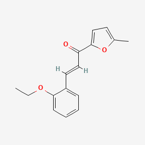 (2E)-3-(2-Ethoxyphenyl)-1-(5-methylfuran-2-yl)prop-2-en-1-one