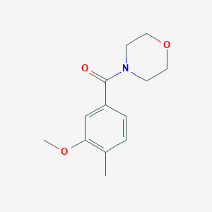 (3-Methoxy-4-methylphenyl)(morpholino)methanone